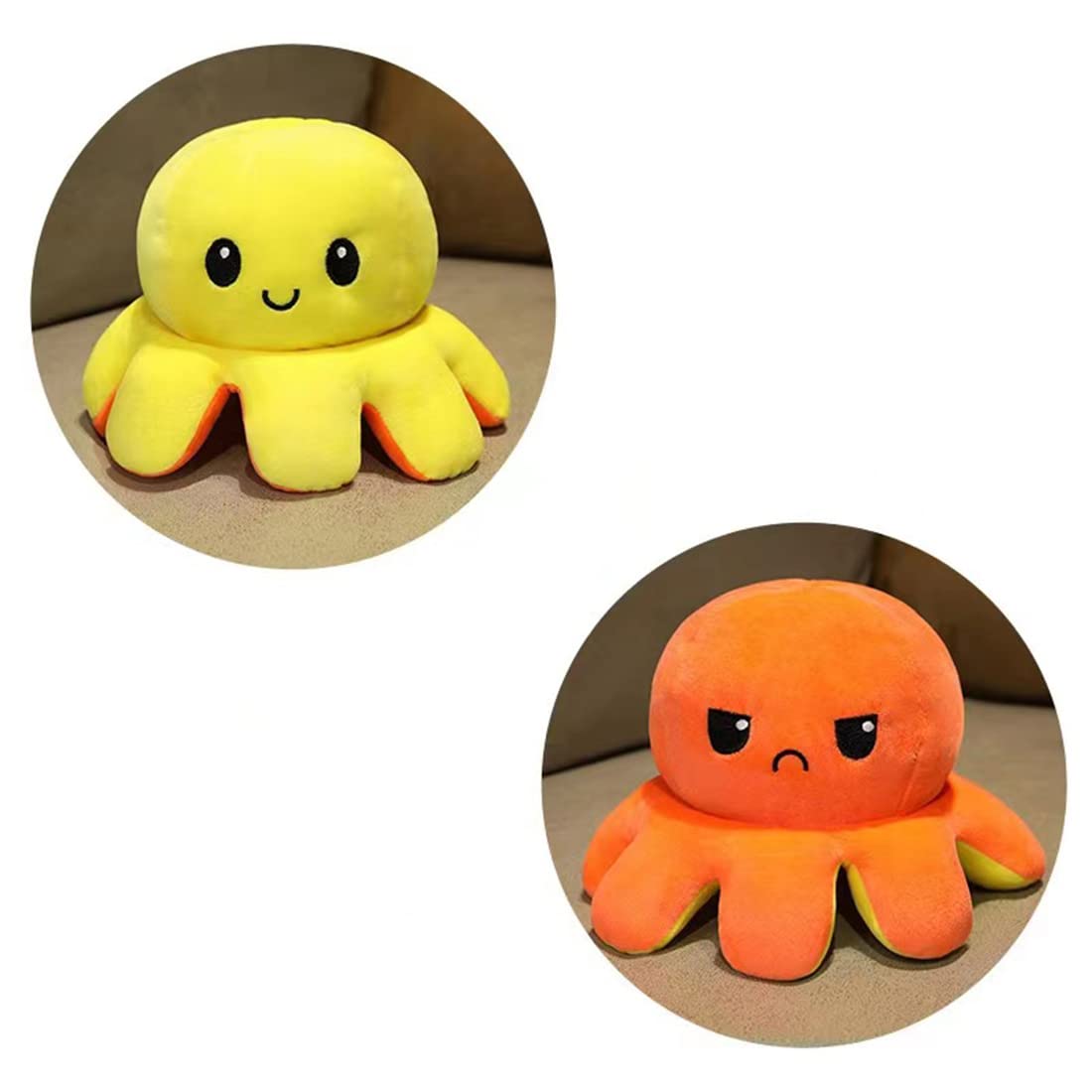 Amazon.co.jp: UOAO タコぬいぐるみ タコ リバーシブルタコの